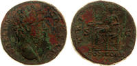 Roman Empire AE sestertius Aelius Caesar, Concordia -
