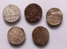 Hungary duarius 5 pcs of Leopold I. -