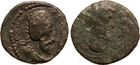 Ancient AE 21 Mesopotamia, Edessa, Septimius Severus with Abgar VIII. -