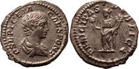 Roman Empire AR denarius Geta as Caesar, Felicitas -