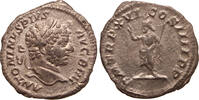 Roman Empire AR denarius Caracalla, Brit, Serapis -