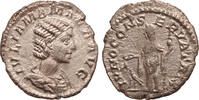 Roman Empire AR denarius Julia Mamaea, Juno -