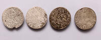 RDR 3 kreuzer 4pcs of Joseph I. 3 kreuzers, Silesia, Bohemia -