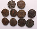 Roman Empire AE sestertius 10 pcs lot of Viminacium -