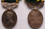 United Kingdom efficiency medal Territorial Force, with award certificate -