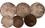 RDR 1,3 kreuzer 6 pcs of Leopold I., Joseph I., CB - Brieg -