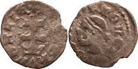Hungary denar Louis I., dot on head -