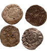 Hungary denar 4 pcs lot of Louis I. -