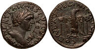 Cilicia AE 24 Ninica-Claudiopolis, Trajan, Eagle standing, Vexillum to left and right -