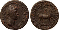 Caria Cidrama AE 19mm Claudius, Polemon, Son of Seleukos, Magistrate horse prancing -