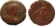 Roman Provincial hemidrachm Hadrian, Alexandria, Emperor sacrificing over altar -