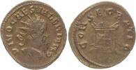Roman Empire antoninianus Divus Valerian II., Consecratio altar -