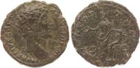 Roman Empire AE as Marcus Aurelius as Caesar, Concordia -