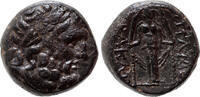 Greek AE 17mm Phrygia Apameia, Heraklei and Eglogistes, Head of Zeus/Artemix Anaitis -