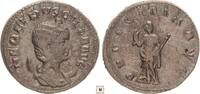 Roman Empire AR antoninianus Herennia Etruscilla, Pudicitia standing -