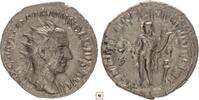 Roman Empire AR antoninianus Trajan Decius, Genivs Exerc Illyriciani, Genius standing -