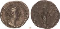 Roman Empire AR denarius Diva Faustina Senior, CONSECRATIO, Ceres standing -