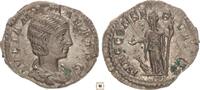 Roman Empire AR denarius Julia Mamaea, Juno -