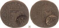 Spain 12 maravedis Philip IV., Segovia, with collectors tag -