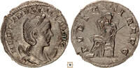 Roman Empire Antoninianus Herennia Etruscilla, Pudicitia seated -