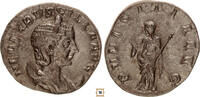 Roman Empire Antoninianus Herennia Etruscilla, Pudicitia standing -
