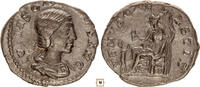 Roman Empire AR denarius Julia Soaemias, Venus seated -