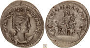 Roman Empire Antoninianus Otacilia Severa, Concordia seated -