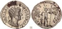 Roman Empire Antoninianus Gordian III., Subaerate Fourre'e, Barbaric imitation -
