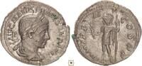Roman Empire AR denarius Severus Alexander, Mars standing -