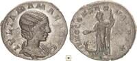Roman Empire AR denarius Julia Mamaea, Juno standing -