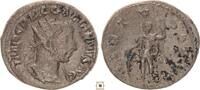 Roman Empire AR Antoninianus Gallien, Virtus standing -