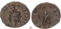 Roman Empire AR Antoninianus Gallien, Spes Pvblica, Spes advancing left -