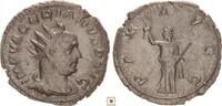 Roman Empire Antoninianus Valerian I., Pax standing -