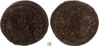 Roman Empire follis Licinius I., Bust in consular robe / Jupiter, Cyzicus -
