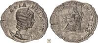 Roman Empire Julia Domna, Venus Genetrix, Venus seated Antoninianus 193-217 