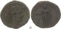 Roman Provincial AE 26mm Macrinus, Moesia Inferior, Nicopolis ad Istrum, Apollo sacrificing with patera -