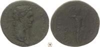 Roman Empire AE As Domitian, Virtus standing -
