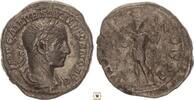 Roman Empire AR denarius Severus Alexander, P M TR P III COS PP, Emperor in military dress, R! -