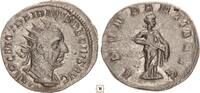 Roman Empire AR Antoninianus Trajan Decius, Abundantia standing -