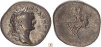 Roman Empire AR denarius Domitian as Caesar, COS V, Soldier on horseback -