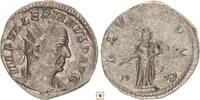 Roman Empire Antoninianus Valerian I., SALVS AVGG, Salus standing -