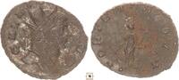 Roman Empire Antoninianus Gallien, FORTVNA REDVX, Fortuna standing -