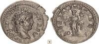Roman Empire AR denarius Caracalla, LIBERALITAS AVG VI, Liberalitas standing -