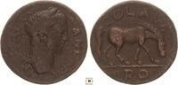 Roman Provincial AE 22mm Severus Alexander, Troas, Alexandria, Horse grazing right -
