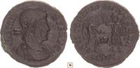 Roman Empire AE reduced follis Constans, Two Victorie, HR between them -
