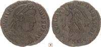 Roman Empire AE3 Valentinian I., /xP-m/ Victory advancing left -