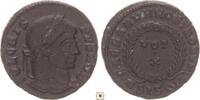 Roman Empire AE follis Crispus as Caesar, VOT X, in wreath, Siscia -