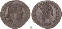 Roman Empire AE 3 Valentinian I., Victory advancing left -