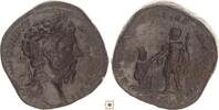 Roman Empire AE sestertius Marcus Aurelius, RESTITVTORI ITALIAE IMP VI COS III -