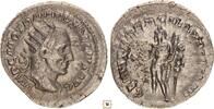 Roman Empire Antoninianus Trajan Decius, Genivs Exerc Illyriciani, Genius standing -